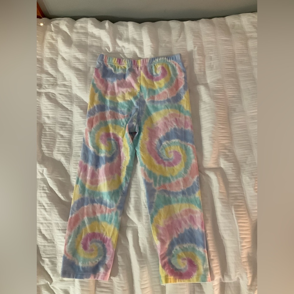 Girls tye-dye capris